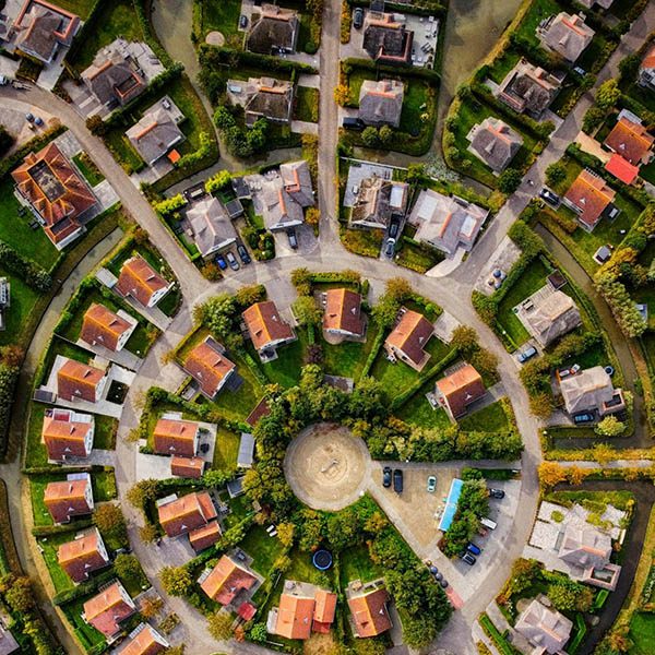 Homeowner answering a short property questionnaire