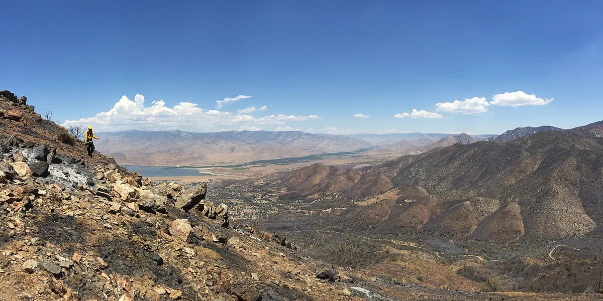 Erskine Fire (2016) in Kern County, California - Photo by Carly Summers, BLM.