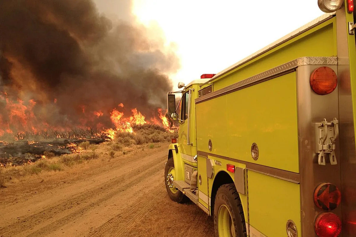 Rush Fire (2012) in Lassen County, California - Rush Fire , Lassen County, California