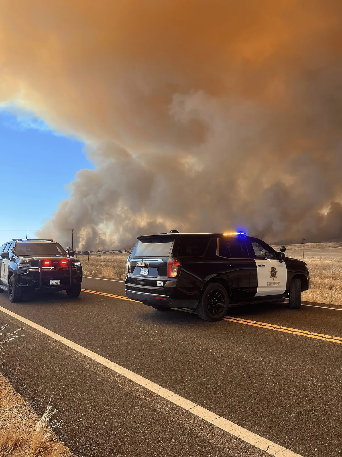 Madre Fire (2025) in San Luis Obispo County, California - The 8,000-acre Madre Fire, burning in San Luis Obispo County, California